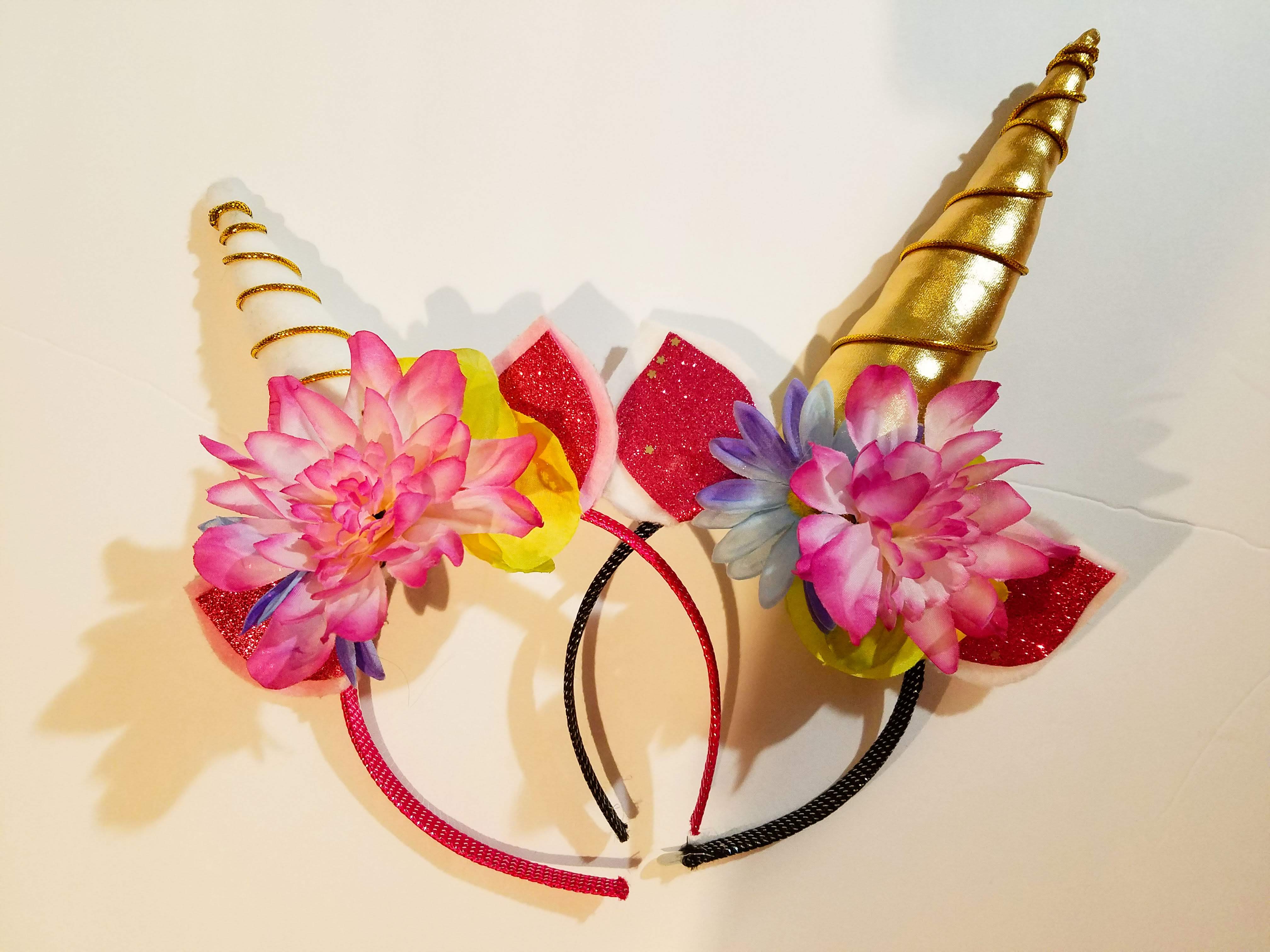 Unicorn Horn Headbands Lily Sparkle Creations