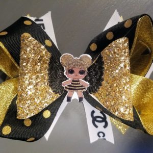 Lol Doll Inspired Bow – Queen Bee