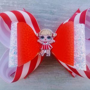 Lol Doll Inspired Bow – Cheer Captain
