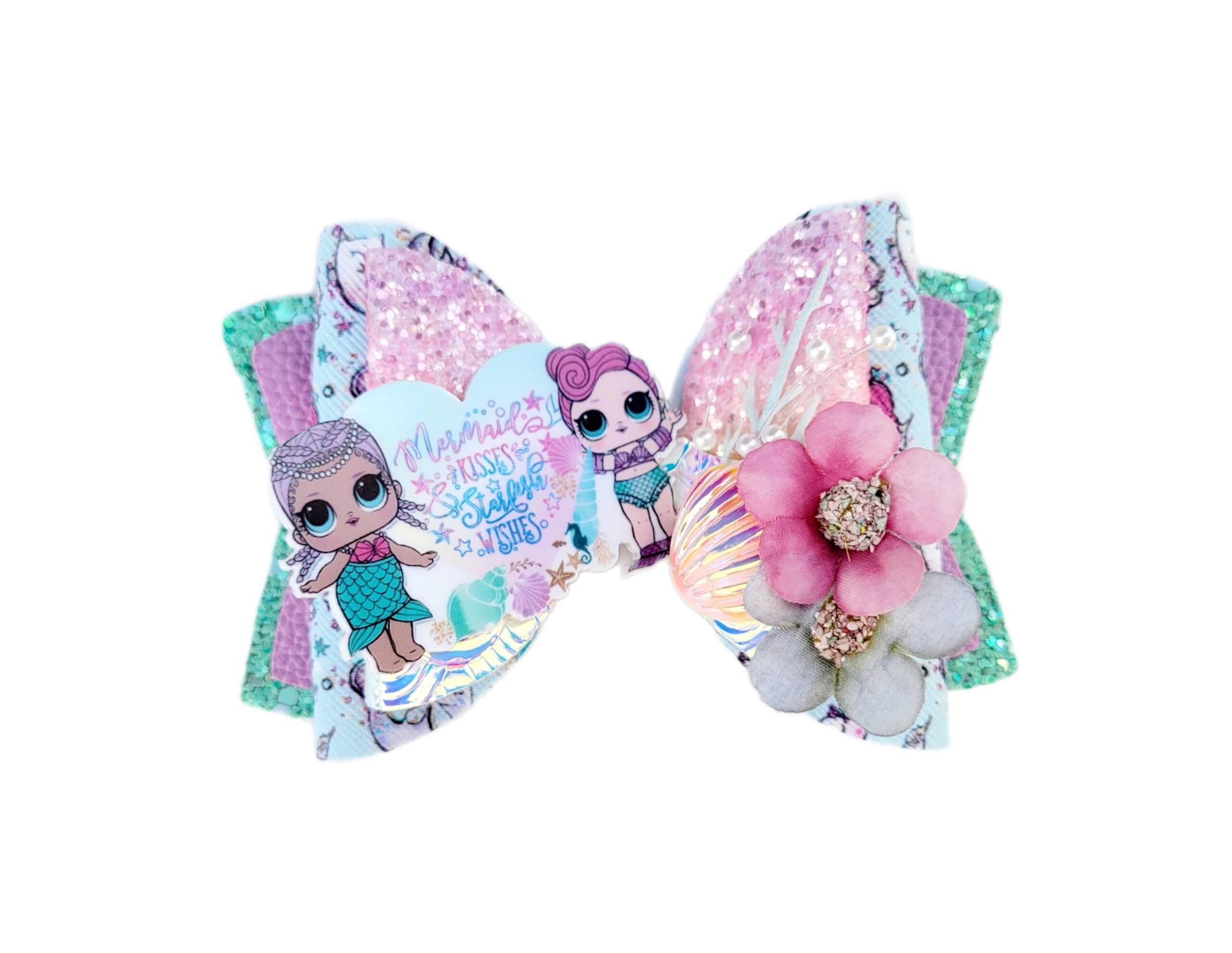 Lol Doll Inspired Bow – Merbaby & Waves