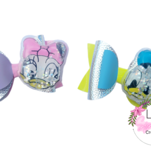 Daisy and Donald Duck Liquid Shaker Hair Bows