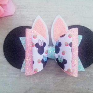 Minnie Bunny Ear Easter Bow