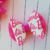 Hot pink Barbie Bow Lily Sparkle Creations