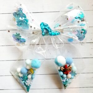 Cinderella Shaker Hair Bow
