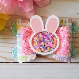 Easter Bunny Shaker Bow