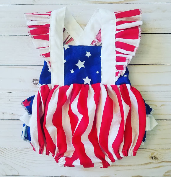 July 4th hot sale romper