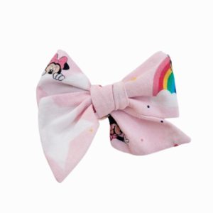 Minnie Rainbow Pinwheel Bow