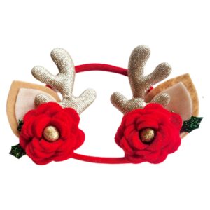 Reindeer Antler Piggy Clips Headband
