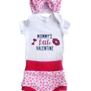 Valentine’s Bummies, Top, and Bow Outfit