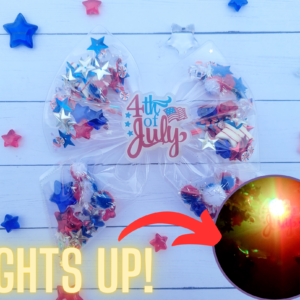 4th of July Light Up Shaker Bow
