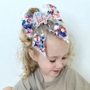 4th of July Light Up Shaker Bow