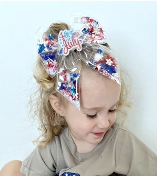 4th of July Light Up Shaker Bow