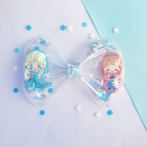 Frozen Anna Elsa Mini Shaker Bow