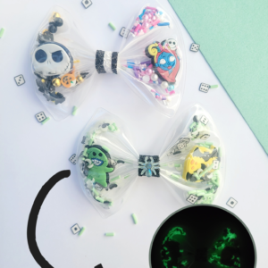 Jack Sally Oogie Boogie Shaker Bows Glow in the Dark