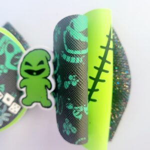 Oogie Boogie Glow in the Dark Bow