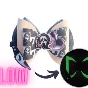 Scream Glow in the Dark Bow