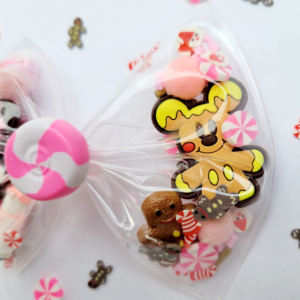 Minnie Mickey Gingerbread Shaker Bow