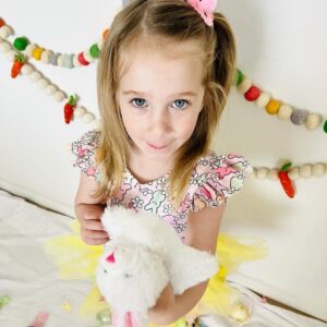 Easter Bunny Hair Clips
