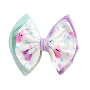 Easter Romper Pastel Sequin Tulle and Bow
