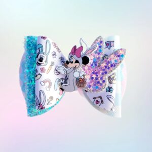 Minnie Easter Bunny Hair Bow