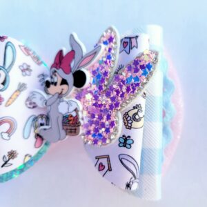 Minnie Easter Bunny Hair Bow