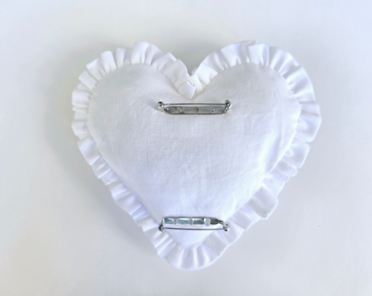 Melanie Martinez K-12 Ruffle Heart Brooch & Patch