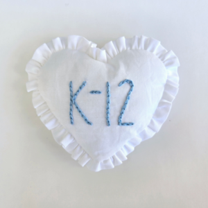 Melanie Martinez K-12 Ruffle Heart Brooch & Patch