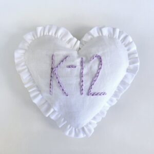 Melanie Martinez K-12 Ruffle Heart Brooch & Patch