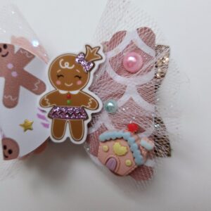 Gingerbread Hair Bow