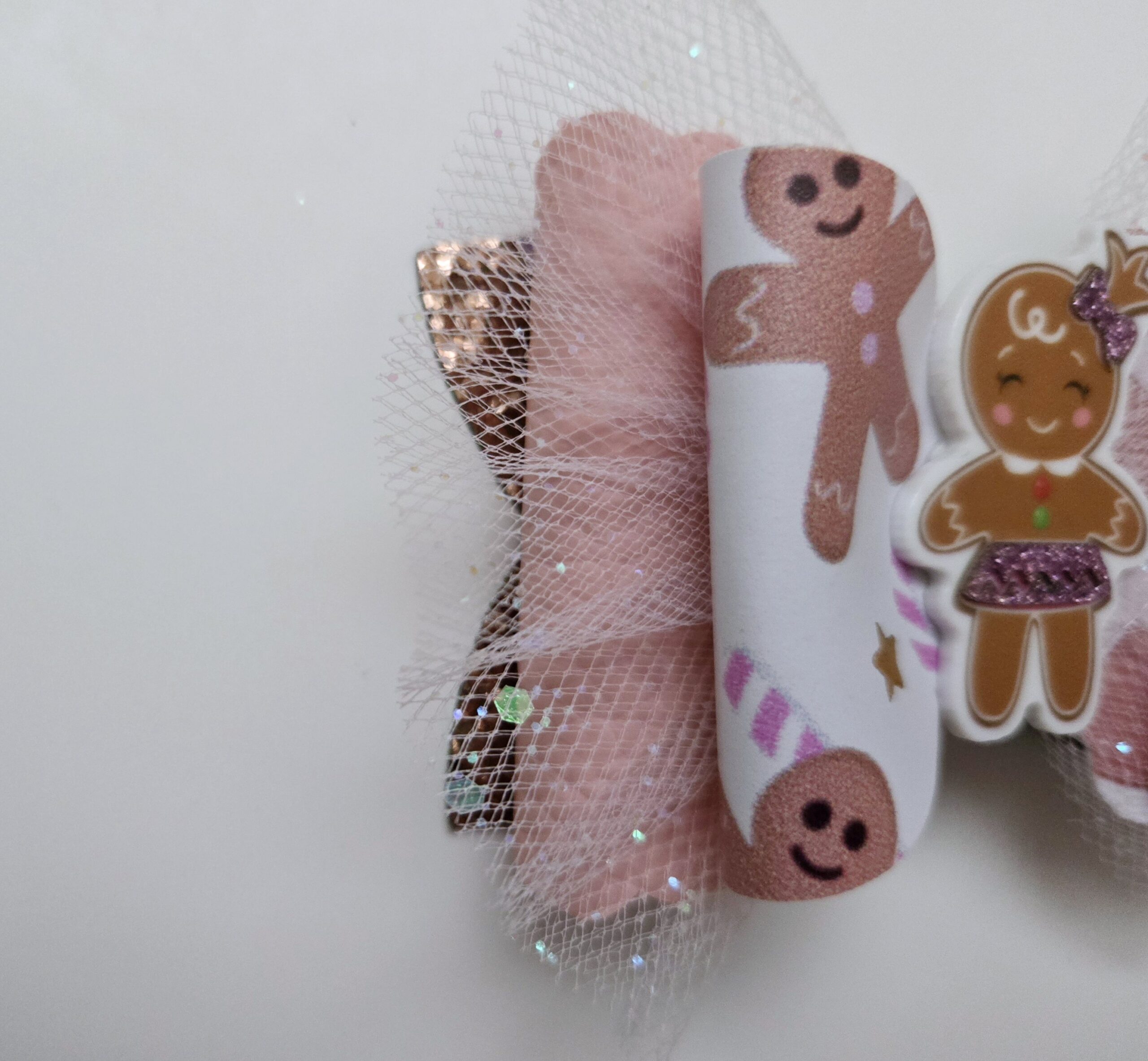 Gingerbread Hair Bow