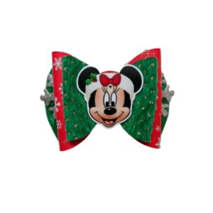 Minnie Mouse Christmas Hair Bows