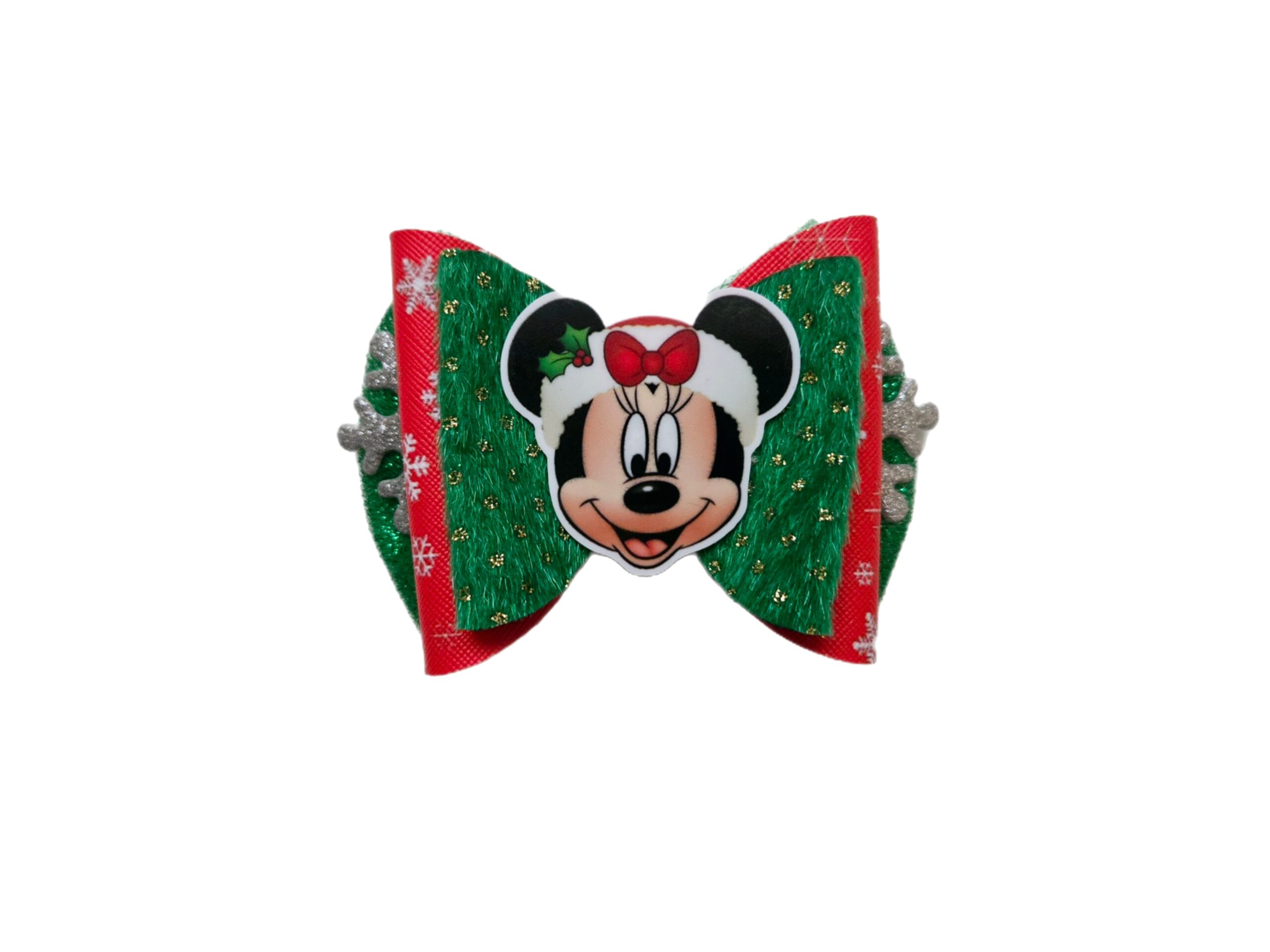 Minnie Mouse Christmas Hair Bows