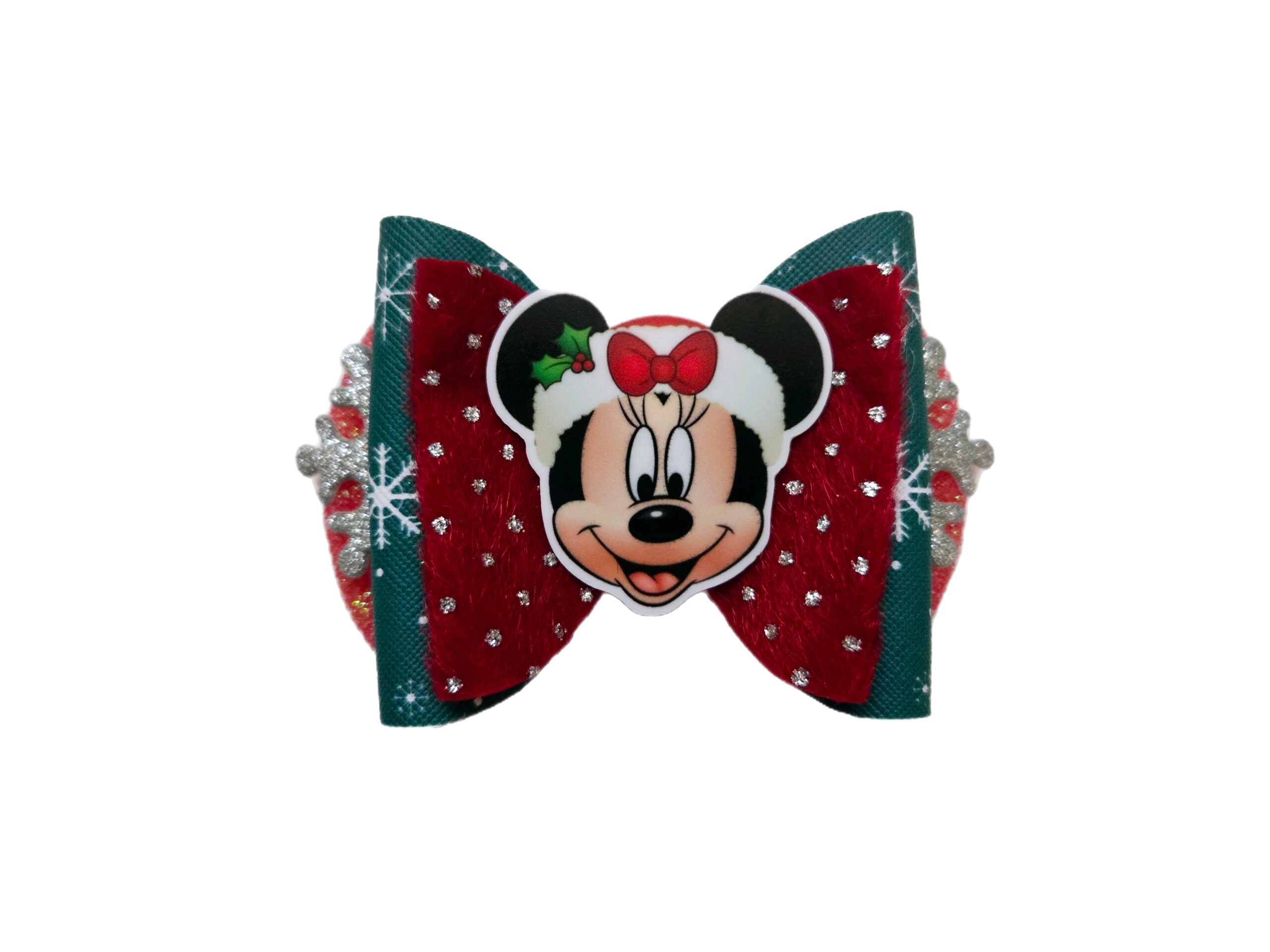 Minnie Mouse Christmas Hair Bows