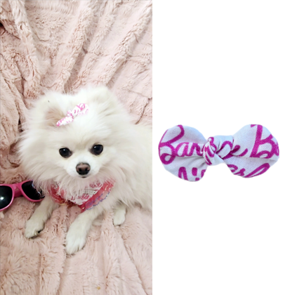 Dog Barbie Hair Bow Knotted