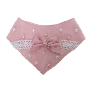 Pink Coquette Dog Bandana