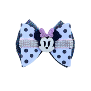 Minnie Polka Dot Bling Bow
