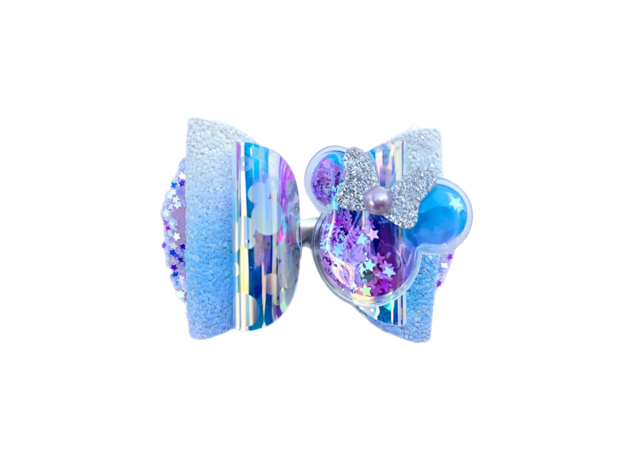 Holographic Minnie Hair Bow