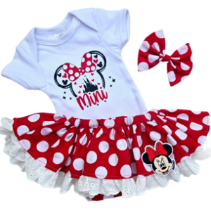 Minnie Mouse Polka Dot Outfit