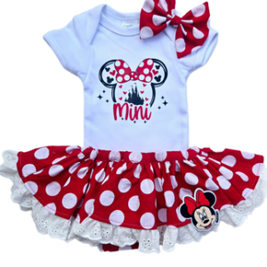 Minnie Mouse Polka Dot Outfit