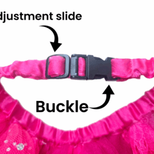 Dog Hot Pink Tutu, Bandana, and Bow Outfit