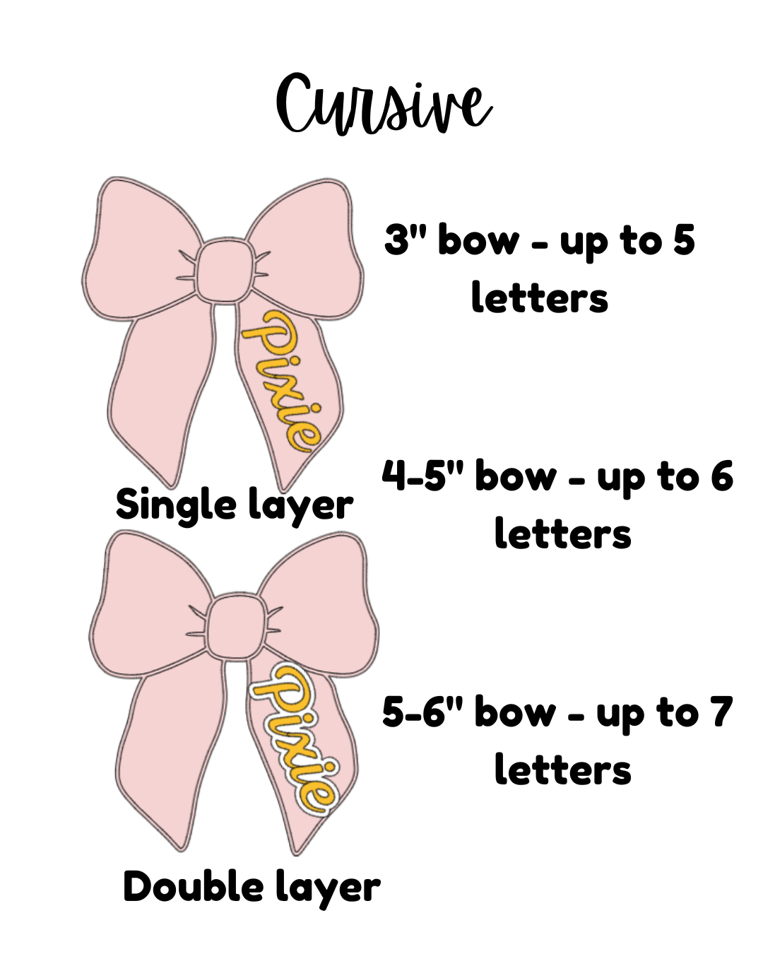 Light Pink Dog Collar Name Bow