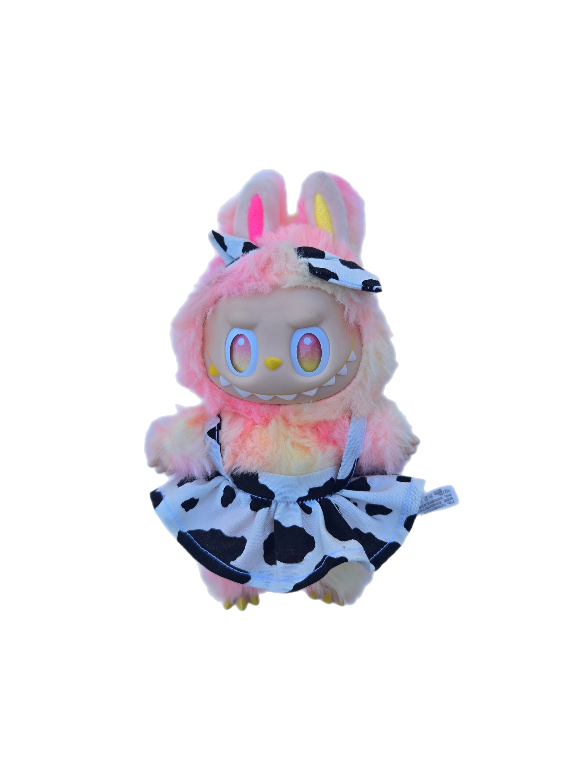 Labubu Cow Outfit and Bow Headband