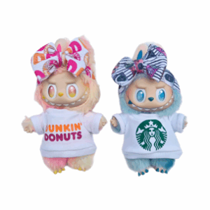 Labubu Coffee Shirt & Bow