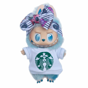 Labubu Coffee Shirt & Bow