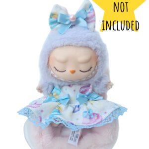 Macaron Dress & Bow for Labubu