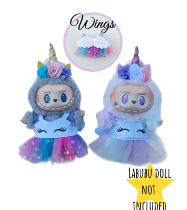 Labubu Magical Unicorn Outfits