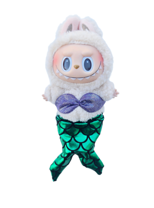 Labubu Mermaid Outfit & Crown