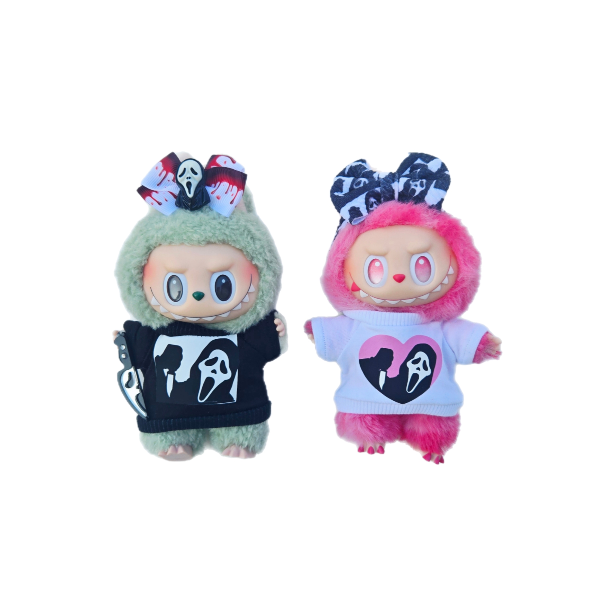 Labubu Scream Outfit: Shirt & Bow