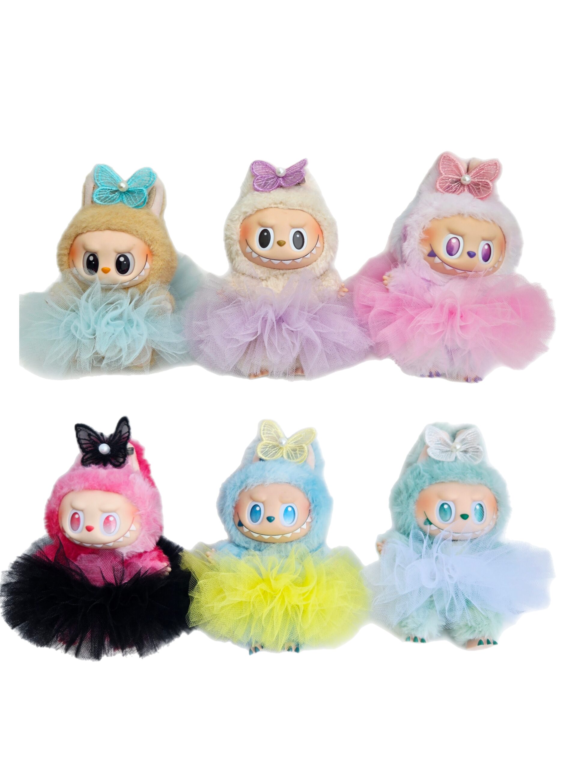 Labubu Tutu & Butterfly Clip