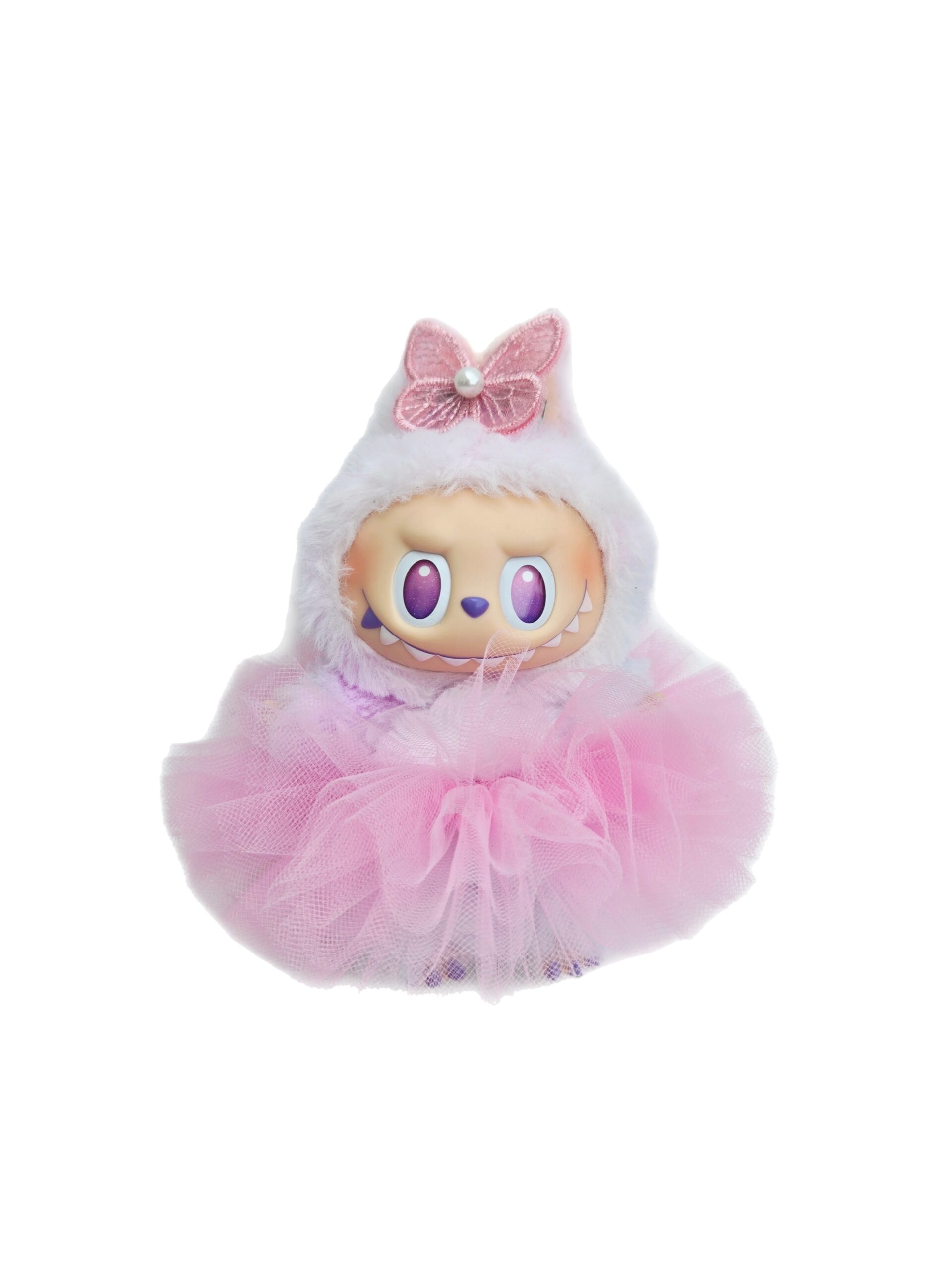 Labubu Tutu & Butterfly Clip
